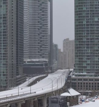 Gardiner Buried in Snow (Jan 17 2022)