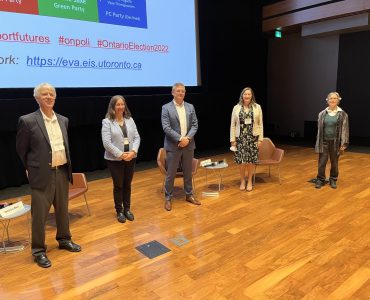 L-R: Martin Collier, Jessica Bell, Scott Butler, Laura Mirabella, Dianne Saxe