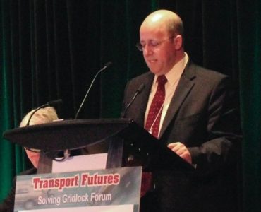 407 ETR's Kevin Sack welcomes delegates and media