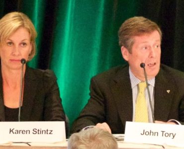 John Tory states his position.