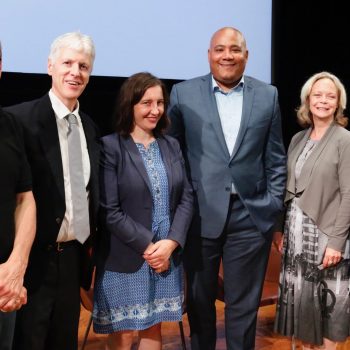 Martin Collier, MPP Jessica Bell, MPP Michael Coteau, Judy Farvolden